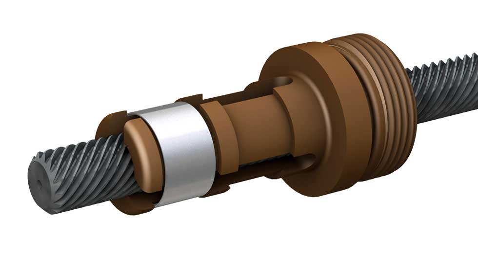 Lead Screws With UCF Threaded Nut - Constant Force Anti-Backlash